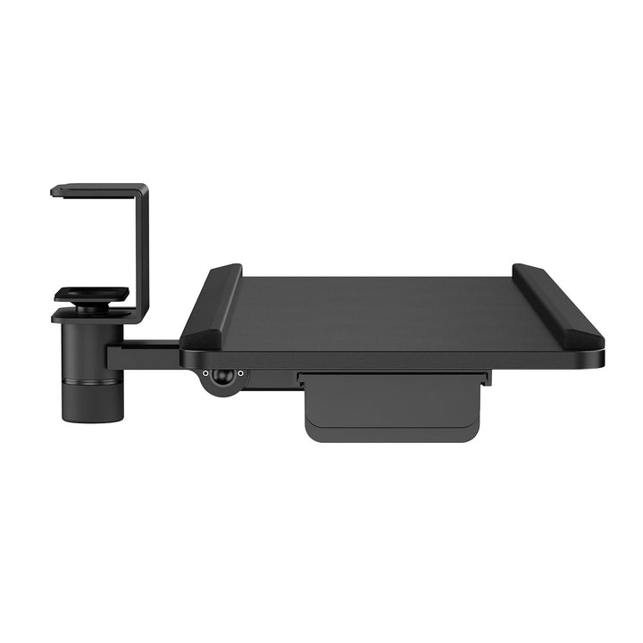Maclean MC-108 B Soporte para teclado bajo escritorio, carga máx. 5 kg, ajustable horizontal y verticalmente, negro