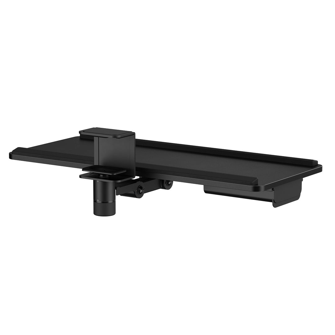 Maclean MC-108 B Soporte para teclado bajo escritorio, carga máx. 5 kg, ajustable horizontal y verticalmente, negro