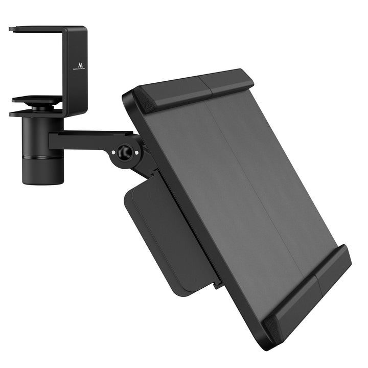 Maclean MC-108 B Soporte para teclado bajo escritorio, carga máx. 5 kg, ajustable horizontal y verticalmente, negro