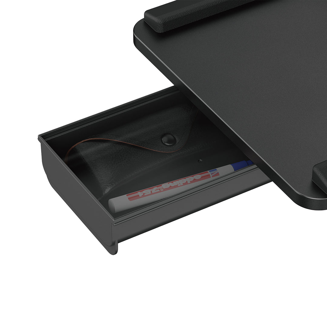 Maclean MC-108 B Soporte para teclado bajo escritorio, carga máx. 5 kg, ajustable horizontal y verticalmente, negro
