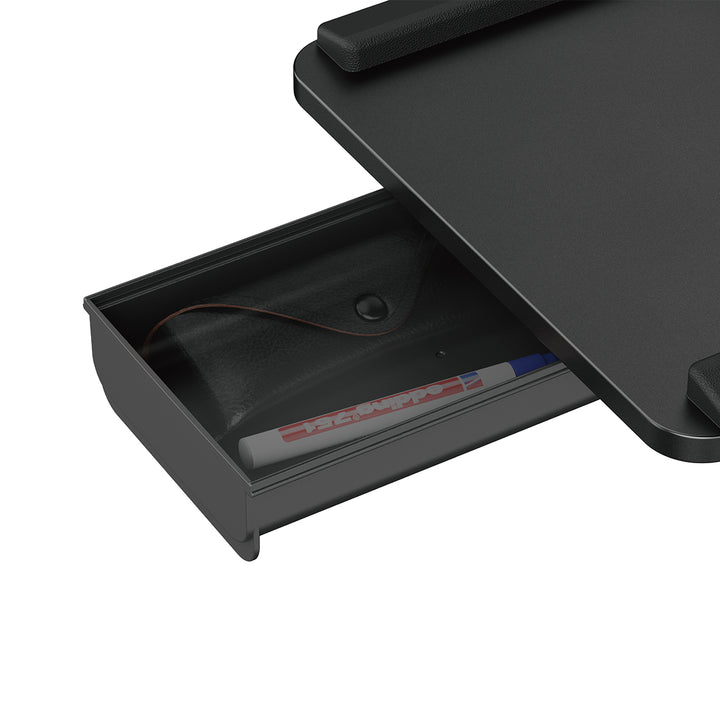 Maclean MC-108 B Soporte para teclado bajo escritorio, carga máx. 5 kg, ajustable horizontal y verticalmente, negro