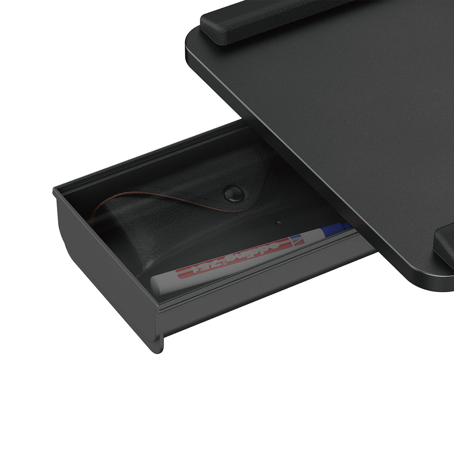 Maclean MC-108 B Soporte para teclado bajo escritorio, carga máx. 5 kg, ajustable horizontal y verticalmente, negro
