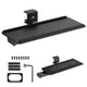 Maclean MC-108 B Soporte para teclado bajo escritorio, carga máx. 5 kg, ajustable horizontal y verticalmente, negro