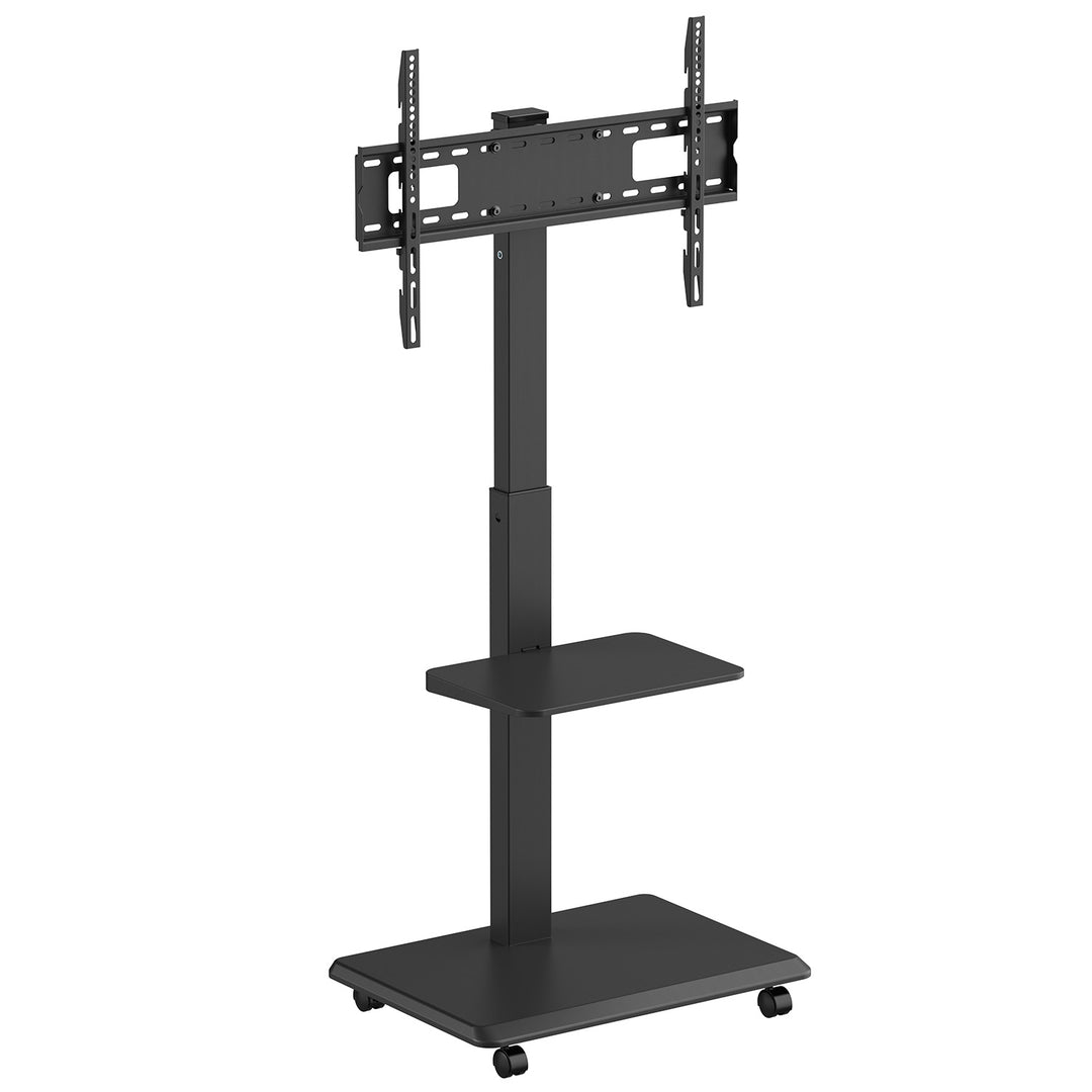 Suporte/carrinho para TV Ergo-Office, carga máx. 50 kg / prateleira 5 kg, máx. VESA 600x400, filtro de linha integrado, preto, ER-304 B VESA 600x400, filtro de linha integrado, preto, ER-304 B