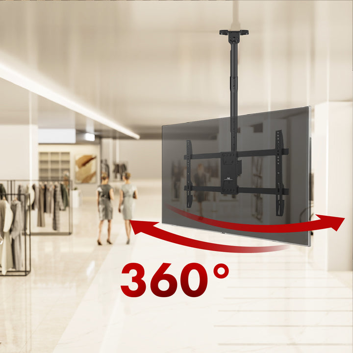 Suporte de tejadilho para TV Maclean, carga máxima de 60 kg, 43-86", VESA máx. 600x400, MC-112 B