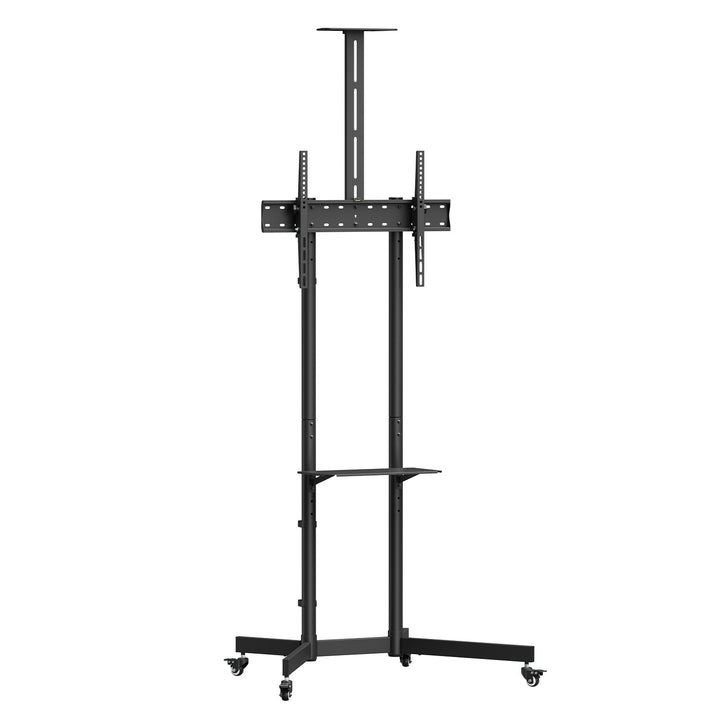 Suporte/carrinho TV Maclean, prateleira para câmara, sobre rodas, 37-70", carga máxima de 45 kg/prateleira de 5 kg, VESA máx. 600x400, MC-113 B