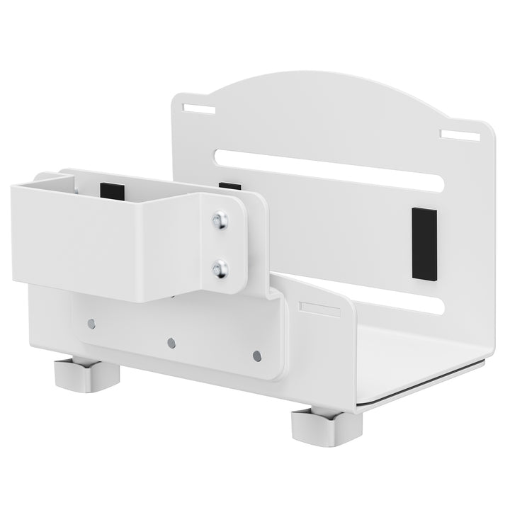 Soporte para CPU Maclean, alcance 122-212mm, carga máx. 10kg, blanco, MC-116 W