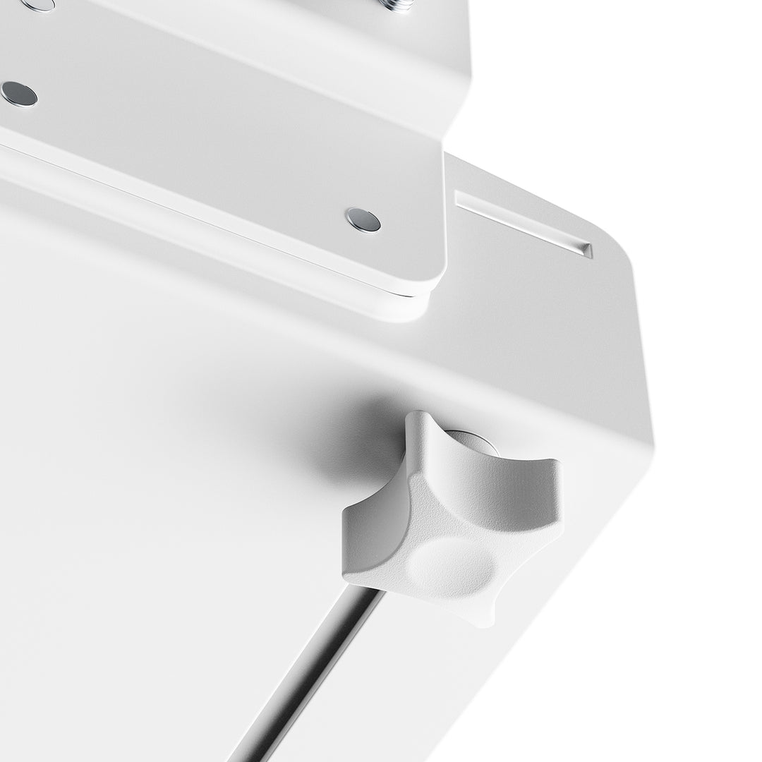 Soporte para CPU Maclean, alcance 122-212mm, carga máx. 10kg, blanco, MC-116 W