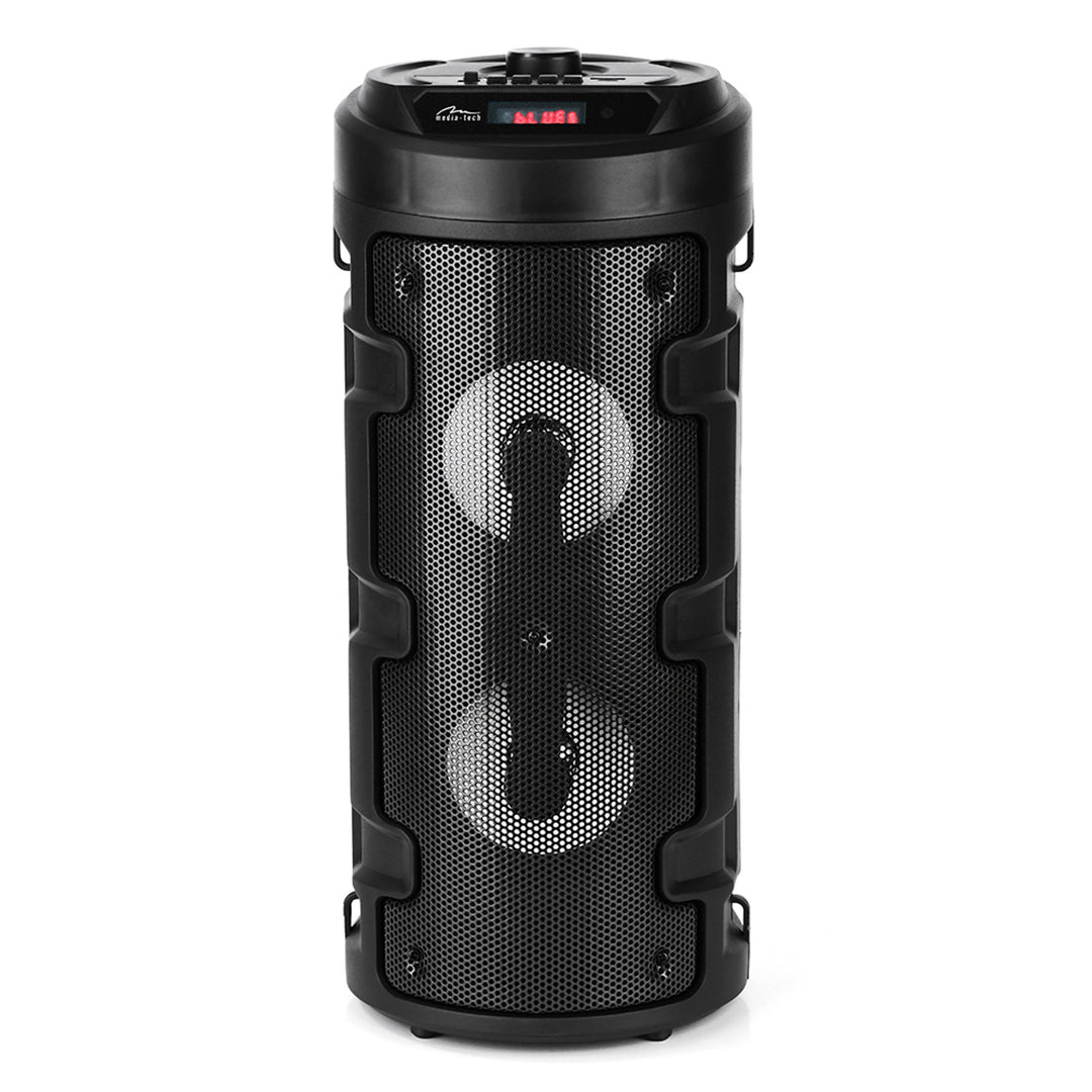 Coluna de som sem fios Media-Tech, Bluetooth, Karaoke, 1000 W, preta, MT3165