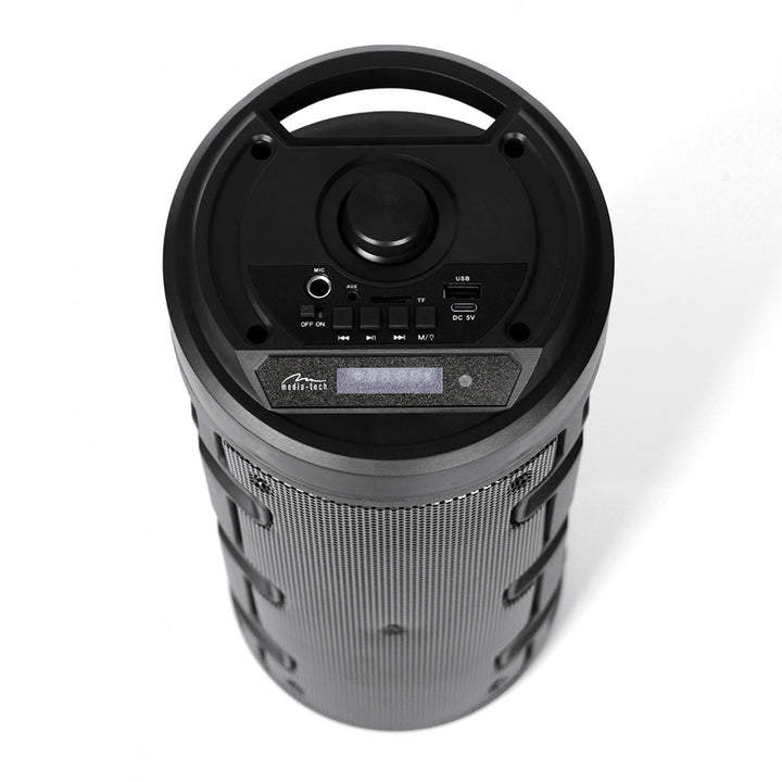 Coluna de som sem fios Media-Tech, Bluetooth, Karaoke, 1000 W, preta, MT3165