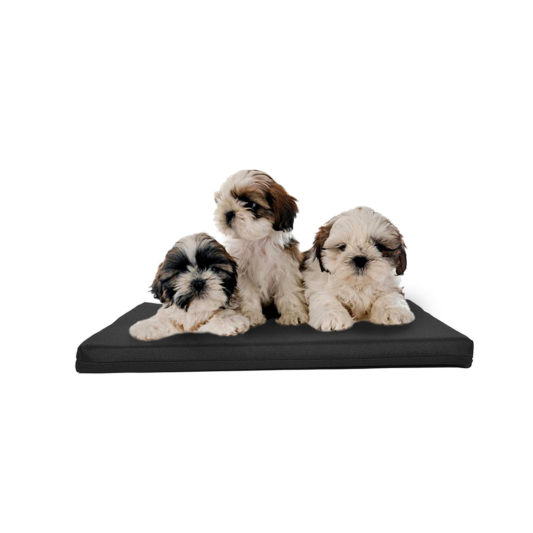 Woodok Colchón para cama de perro, Tejido oxford, Espuma T30, 45x30 cm, Color negro