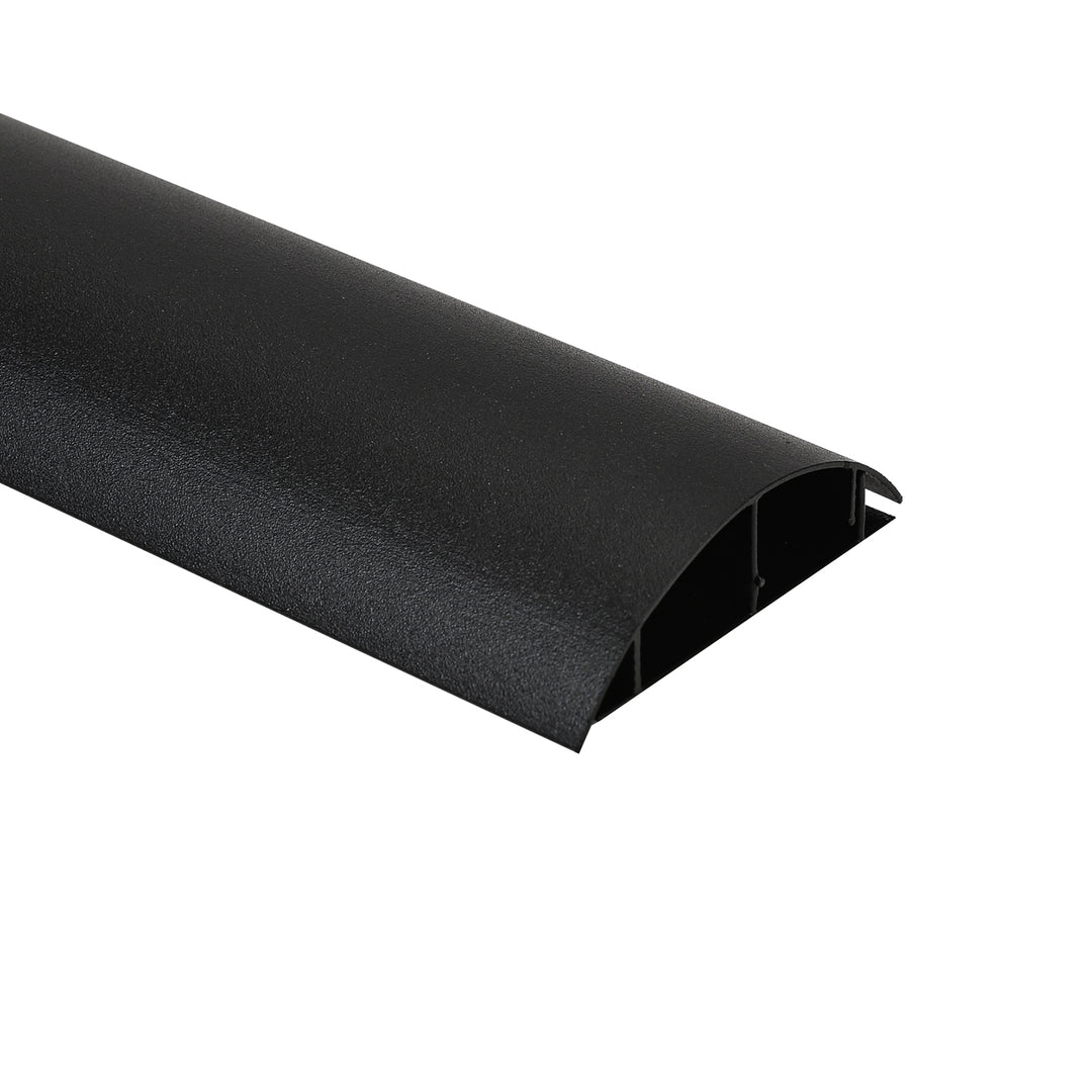 Cubrecables de aluminio Maclean, 62x20x750mm, negro, MC-814 B