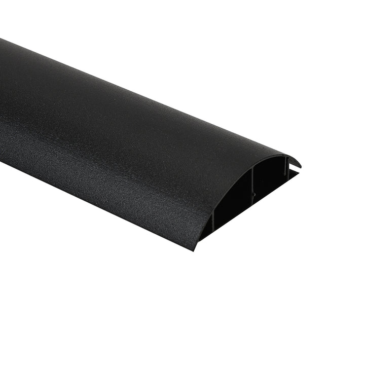 Cubrecables de aluminio Maclean, 62x20x750mm, negro, MC-814 B