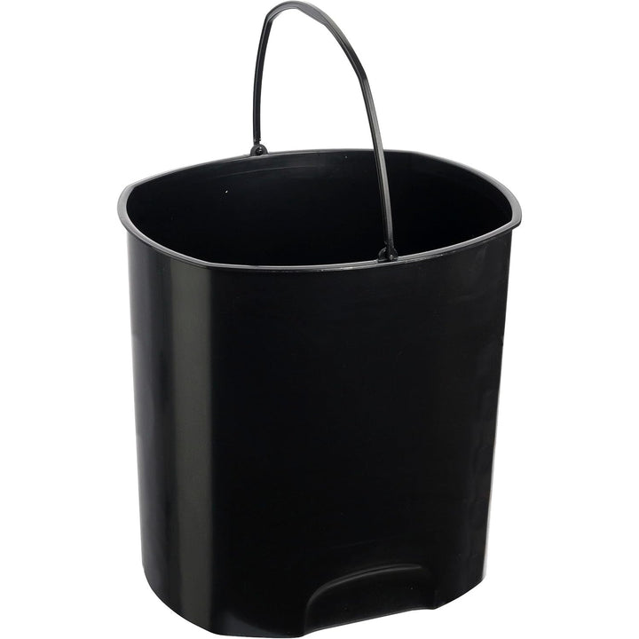 Keeeper Papelera con pedal, Cubo de basura 11 L, Color blanco, Tjark