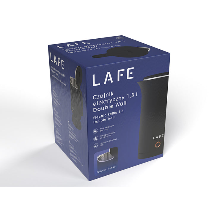 Lafe Hervidor eléctrico, doble pared, 1800W 1.8L, Doble pared
