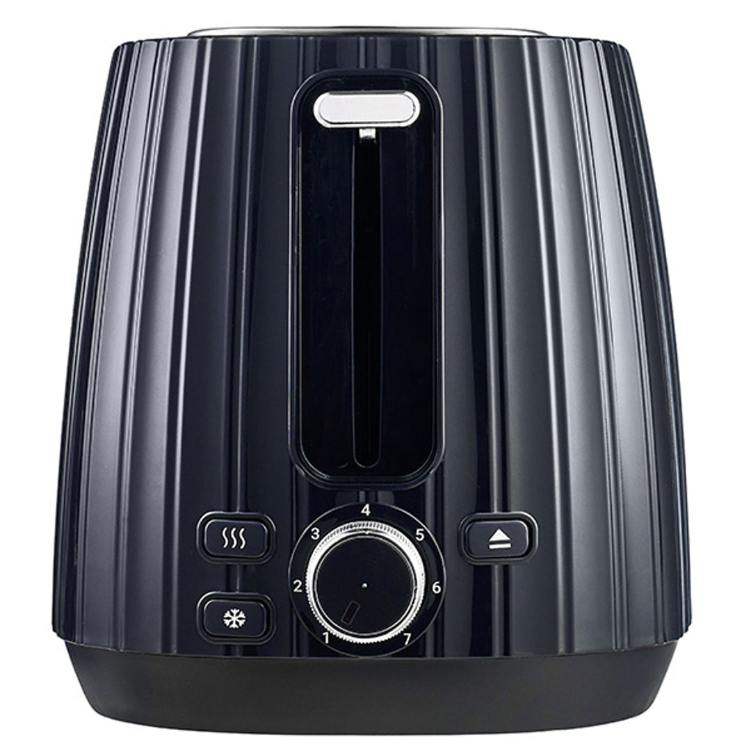 Tostadora Lafe, control de tostado en 7 niveles, 1080W máx., negra, Moderna