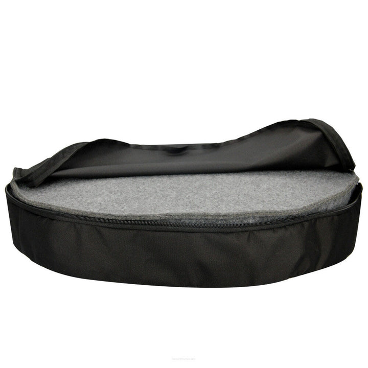Cama para gatos Bertoni EE130, com encaixe para pellets, com 50 cm de diâmetro, design Meow