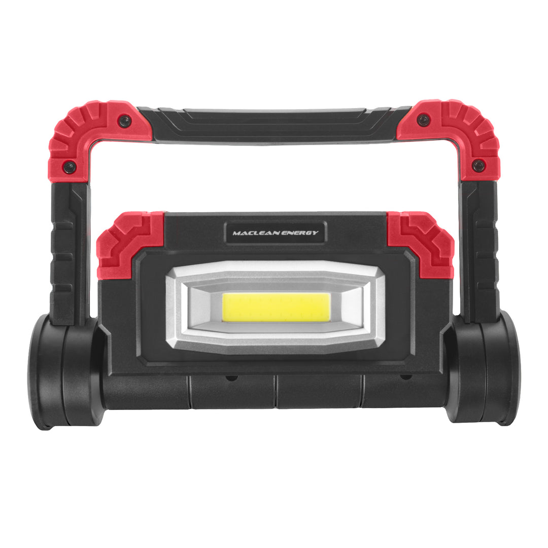 Luz de trabalho LED COB Maclean MCE439, 300 lm, 3 modos de iluminação, fonte de alimentação 4xAA, temperatura de cor 6500K, pacote de 2