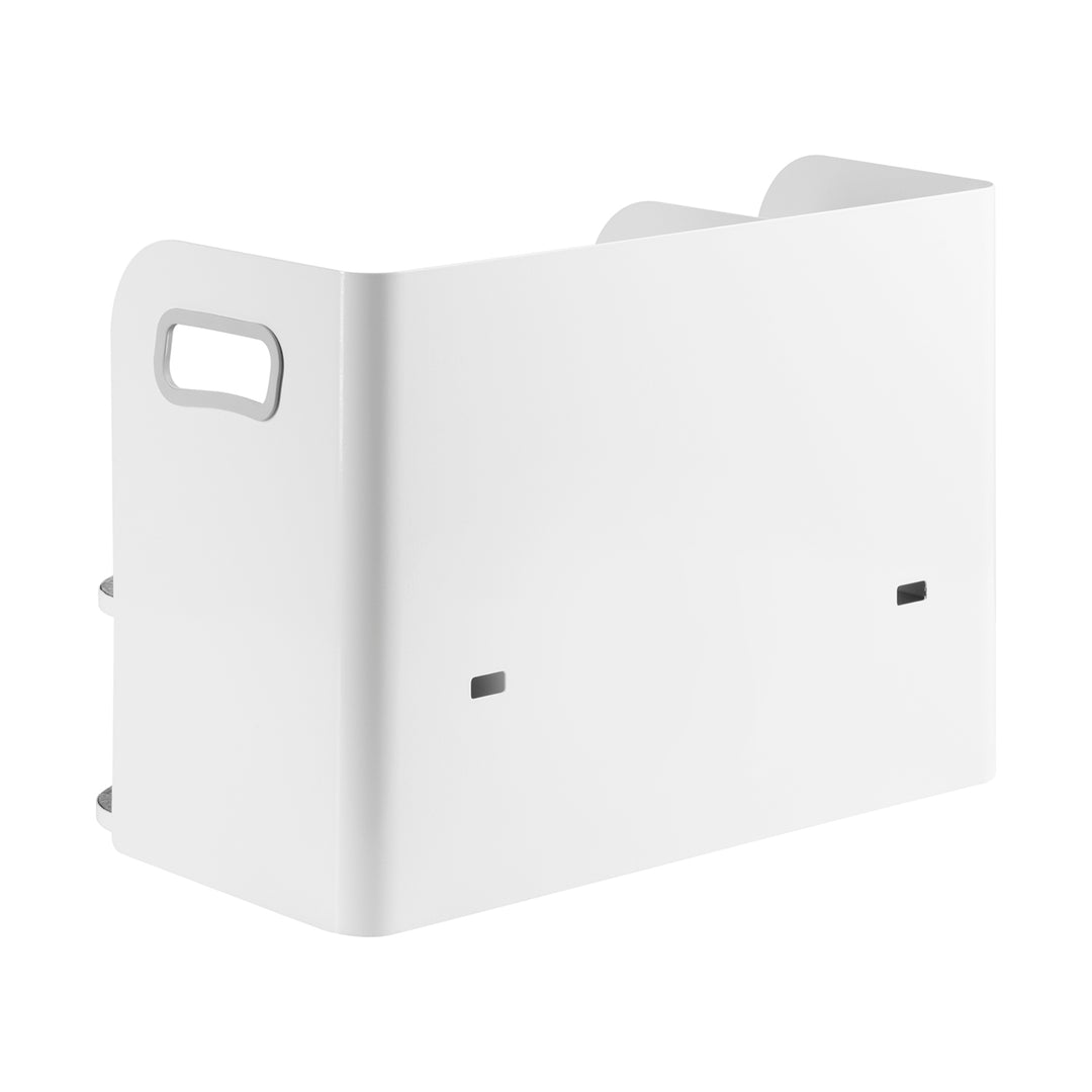 Ergo Office Organizador de escritorio con cajón, blanco, max. 10kg, ER-440 + Organizador de escritorio para utensilios ER-442