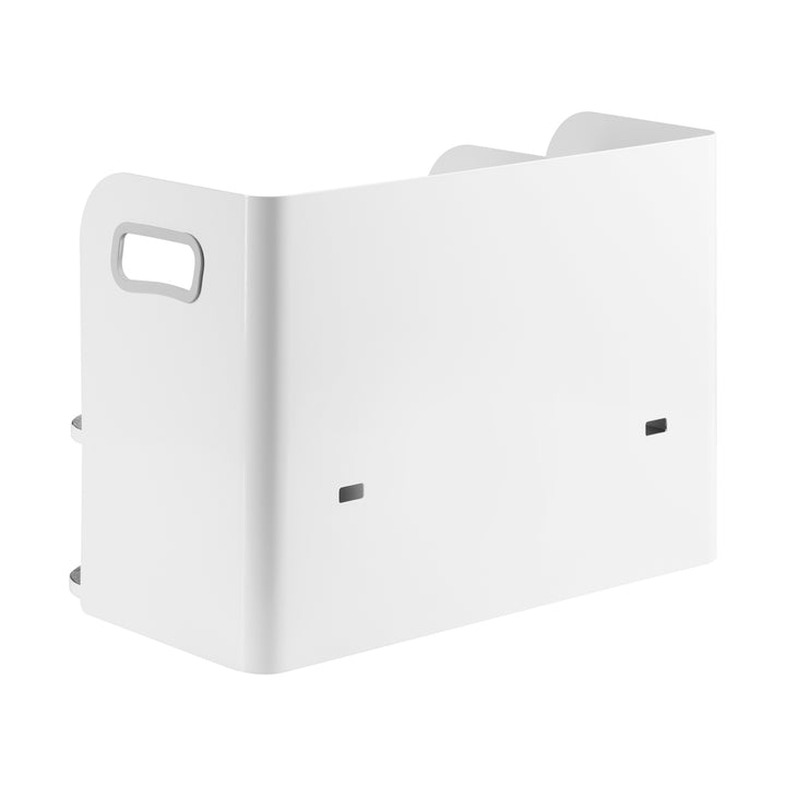Ergo Office Organizador de escritorio con cajón, blanco, max. 10kg, ER-440 + Organizador de escritorio para utensilios ER-442