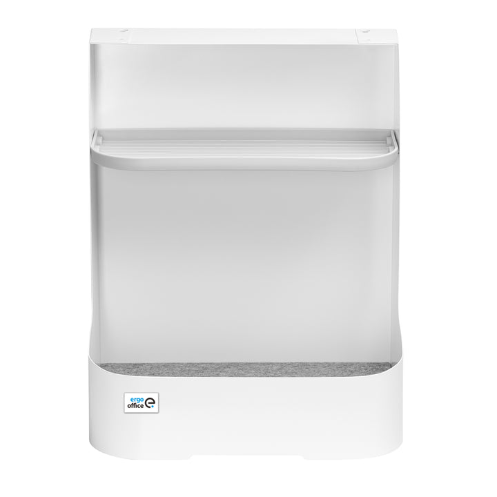Ergo Office Organizador de escritorio con cajón, blanco, max. 10kg, ER-440 + Organizador de escritorio para utensilios ER-442