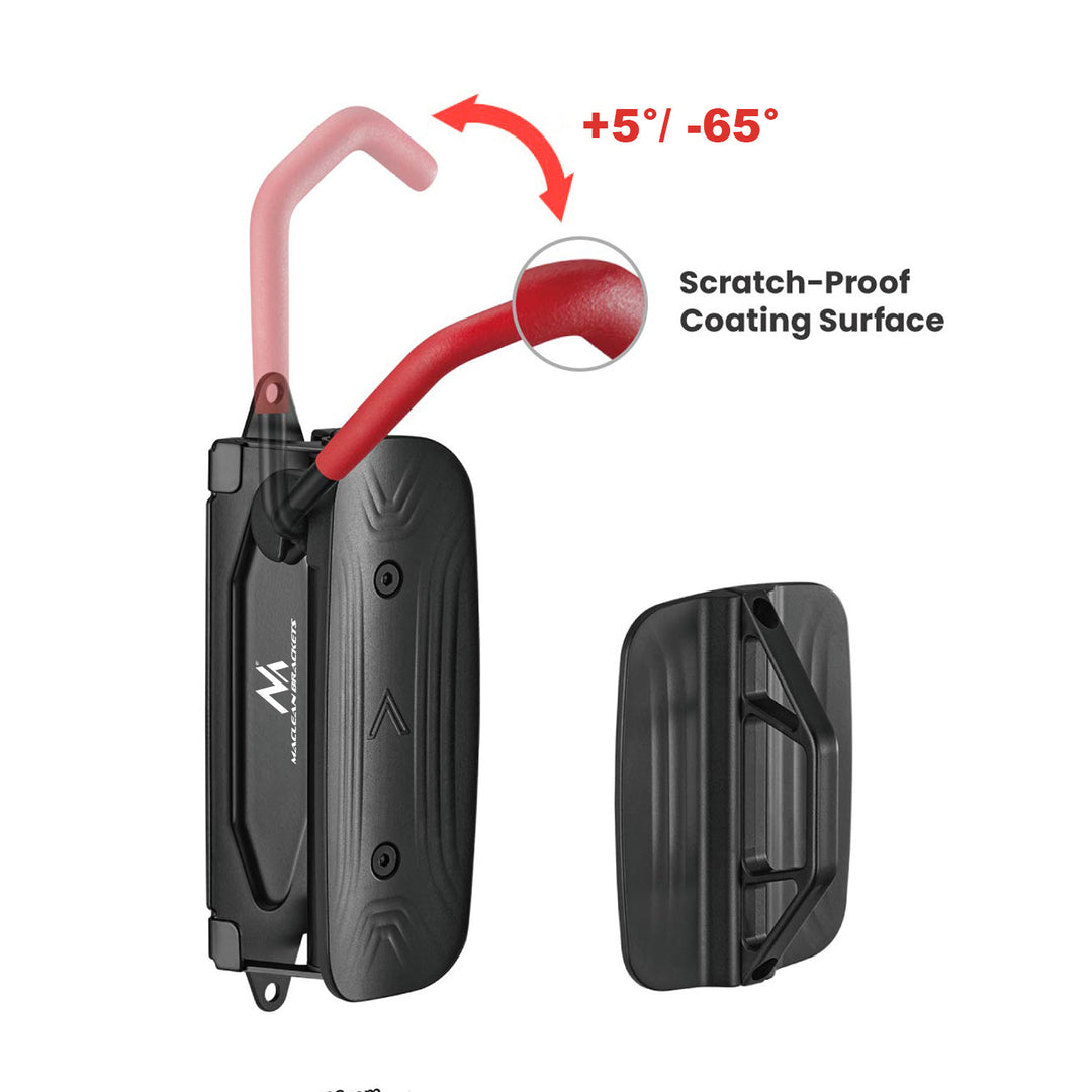 Suporte de parede para bicicletas Maclean MC-998, máx. 30 kg, 2 unidades