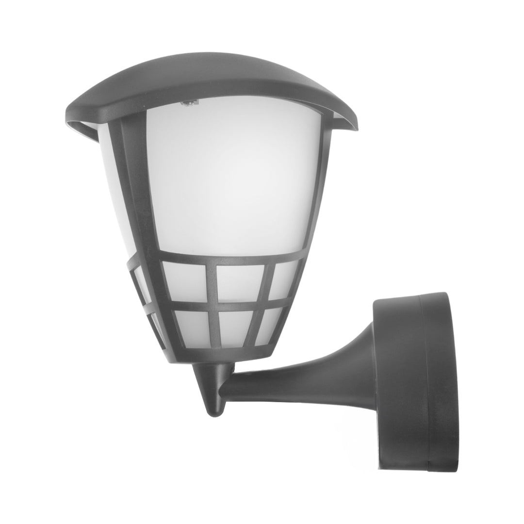 Aplique 1xE27 Maclean, carga máx. 60W, IP65, gris, MCE519 GR + bombilla filamento LED E27, 8W 230V Maclean Energy MCE268 WW blanco cálido 3000K 1055lm retro decorativa edison