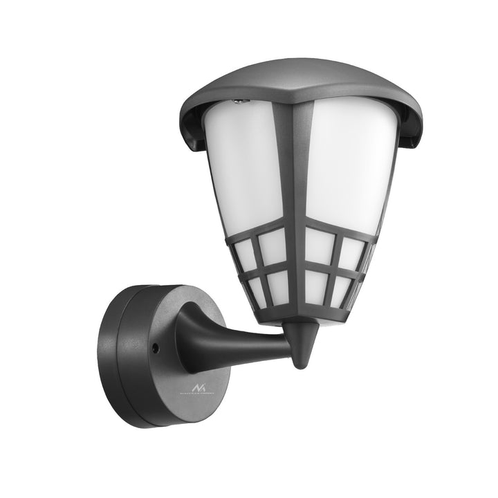 Aplique 1xE27 Maclean, carga máx. 60W, IP65, gris, MCE519 GR + bombilla filamento LED E27, 8W 230V Maclean Energy MCE268 WW blanco cálido 3000K 1055lm retro decorativa edison