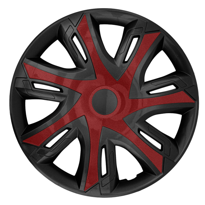 Tapacubos NRM N-Power 15'' bicolor clarete/negro/granate 4 uds.