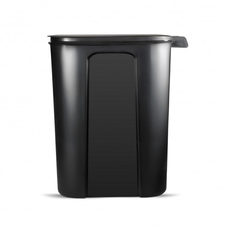 Practic Cubo de basura, con pedal, color negro, 25l, 10104699