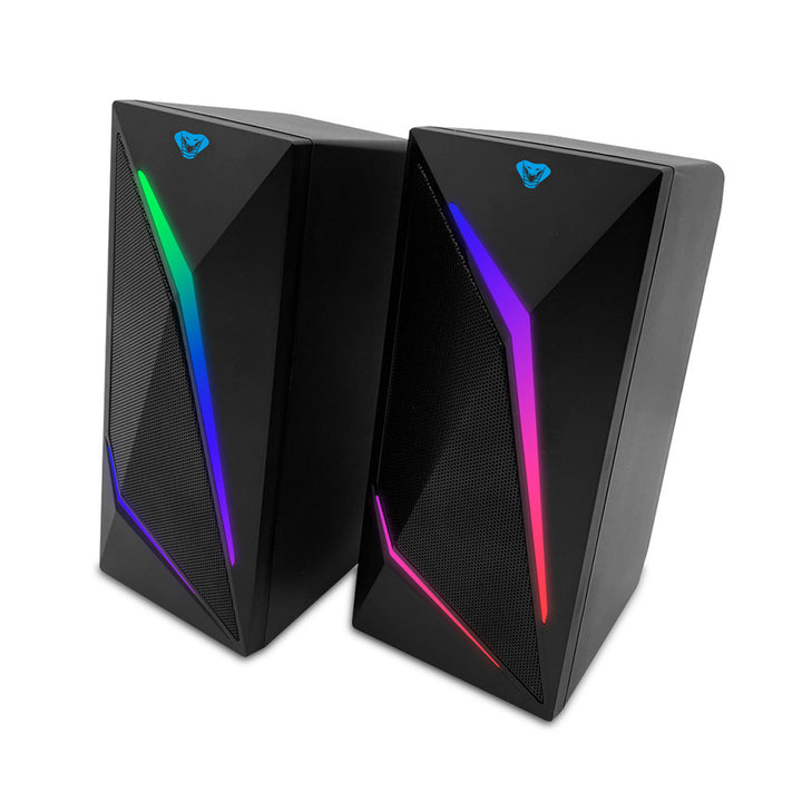 Colunas de som para jogos Media-Tech COBRA PRO URION 2.0 MT3172 Bluetooth 2.0 com retroiluminação LED RGB