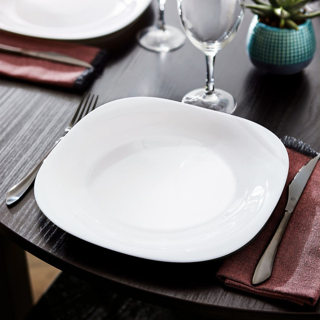 Prato raso Luminarc Carine Neo White, 26,5 cm, branco
