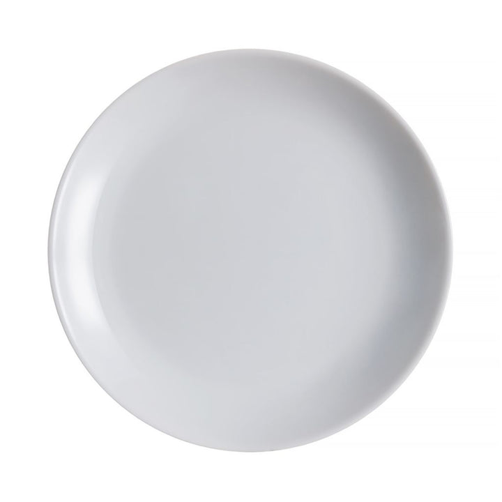Luminarc Granito Diwali Plato de postre, redondo, 19 cm, Color gris