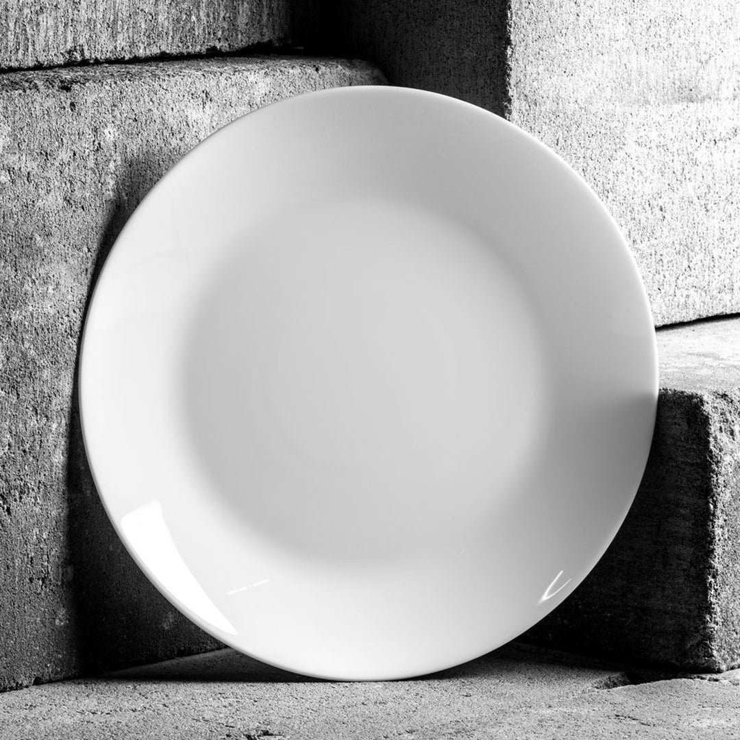 Prato raso Luminarc Arcopal Zelie, redondo, 25 cm, branco