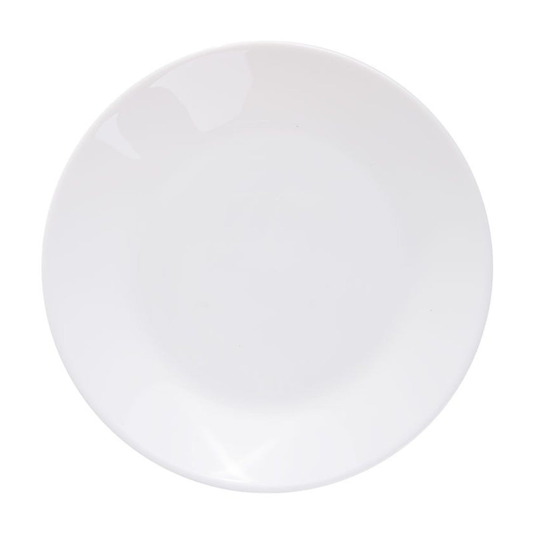Prato de Sobremesa Luminarc Arcopal Zelie, Redondo 18 cm, Branco