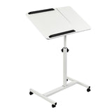 Maclean MC-121 W Soporte móvil para escritorio/portátil, regulable en altura 59-89cm, max. 30kg, blanco