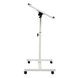 Maclean MC-121 W Soporte móvil para escritorio/portátil, regulable en altura 59-89cm, max. 30kg, blanco
