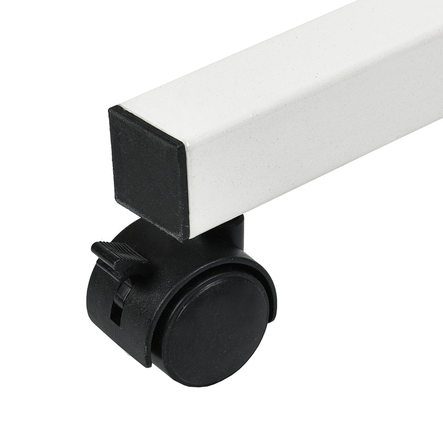 Maclean MC-121 W Soporte móvil para escritorio/portátil, regulable en altura 59-89cm, max. 30kg, blanco