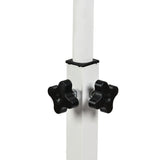 Maclean MC-121 W Soporte móvil para escritorio/portátil, regulable en altura 59-89cm, max. 30kg, blanco