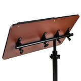 Maclean MC-121 B Soporte móvil para escritorio/portátil, regulable en altura 59-89cm, max. 30kg, negro
