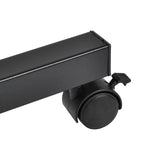 Maclean MC-121 B Soporte móvil para escritorio/portátil, regulable en altura 59-89cm, max. 30kg, negro