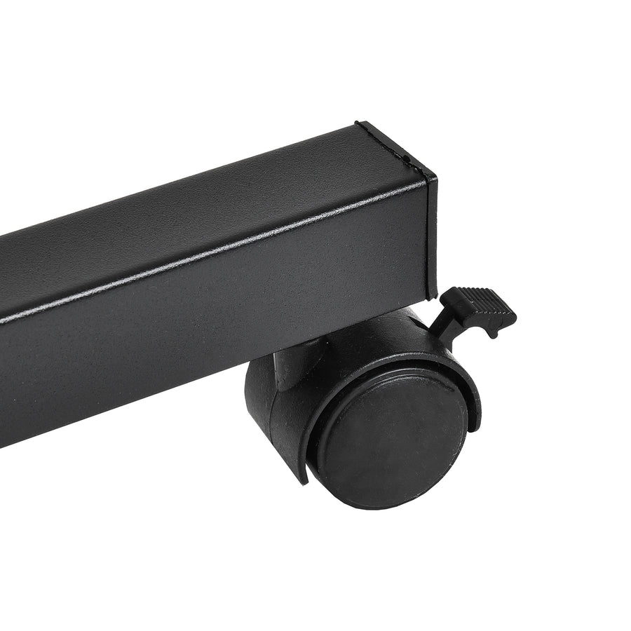 Maclean MC-121 B Soporte móvil para escritorio/portátil, regulable en altura 59-89cm, max. 30kg, negro
