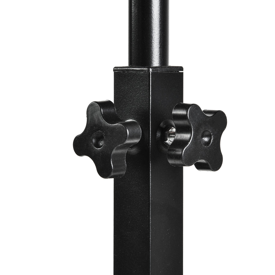 Maclean MC-121 B Soporte móvil para escritorio/portátil, regulable en altura 59-89cm, max. 30kg, negro
