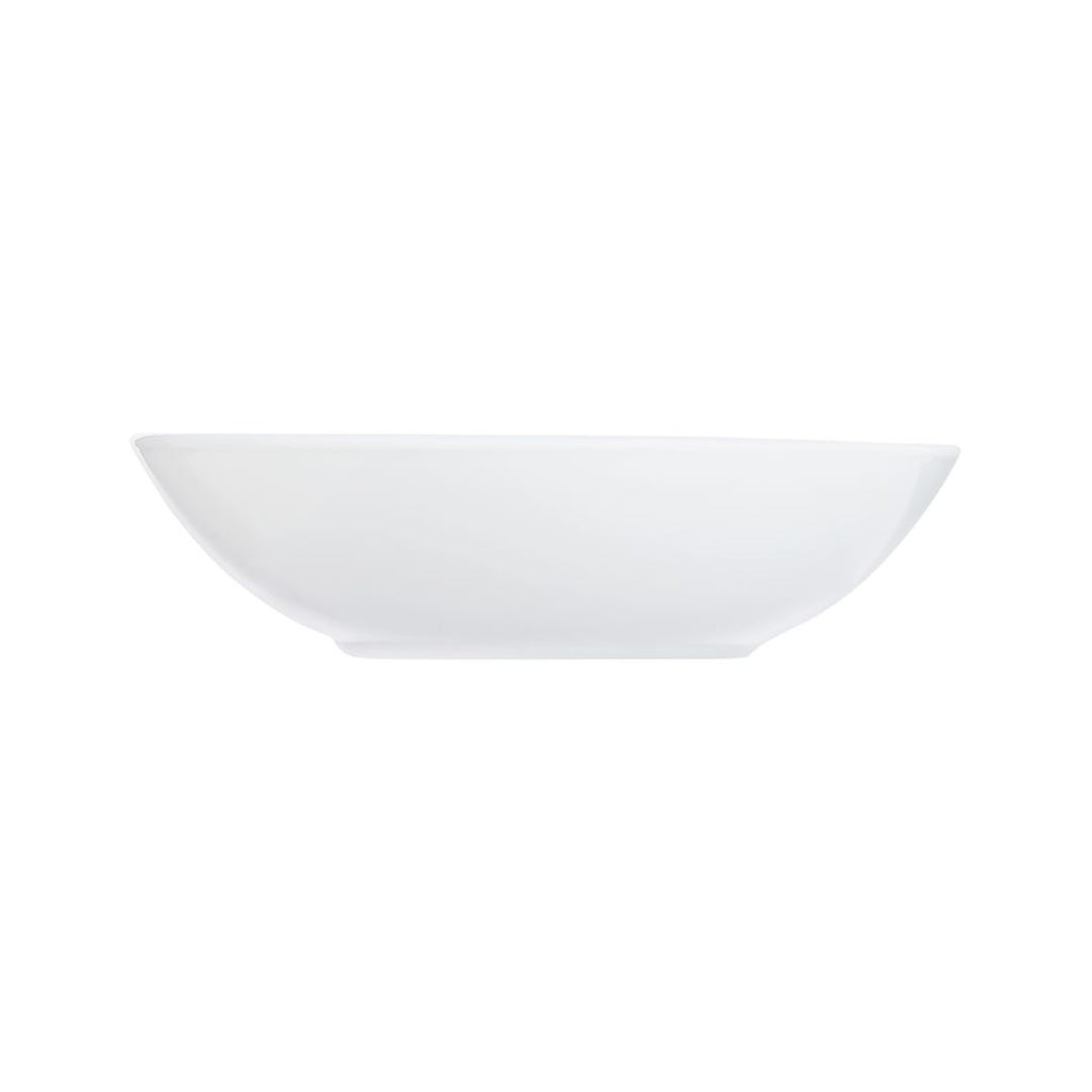 Prato redondo fundo Luminarc Diwali 21 cm, branco