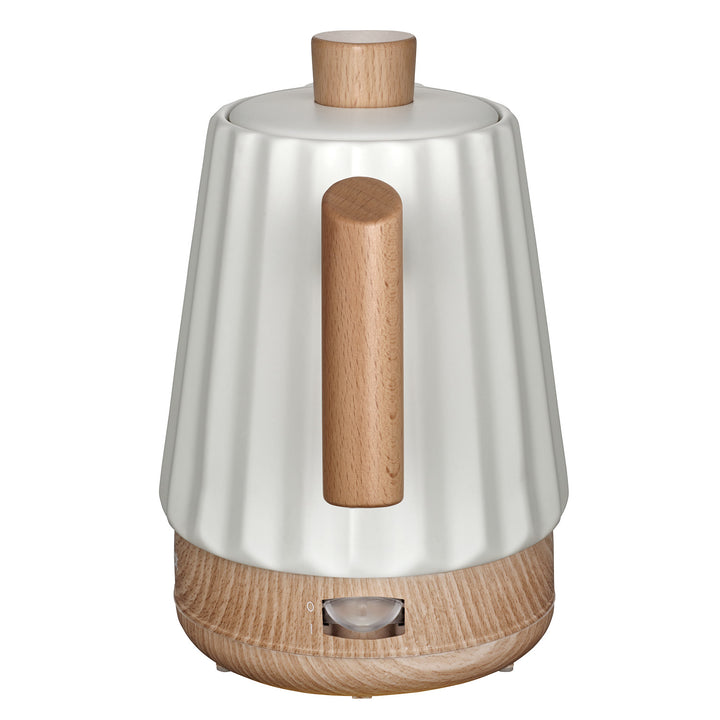 Chaleira elétrica Concept RK0090, chaleira em cerâmica, 1500 W, 1,5 L, branca