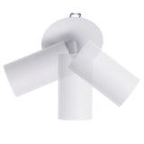 Maclean MCE364 W Luminaria empotrable / de tubo, spot, redonda, aluminio, GU10, 55x130mm, blanco + bombilla LED GU10 7W Maclean Energy MCE437 NW blanco neutro 4000K, 220-240V~, 50/60Hz, 490 lm