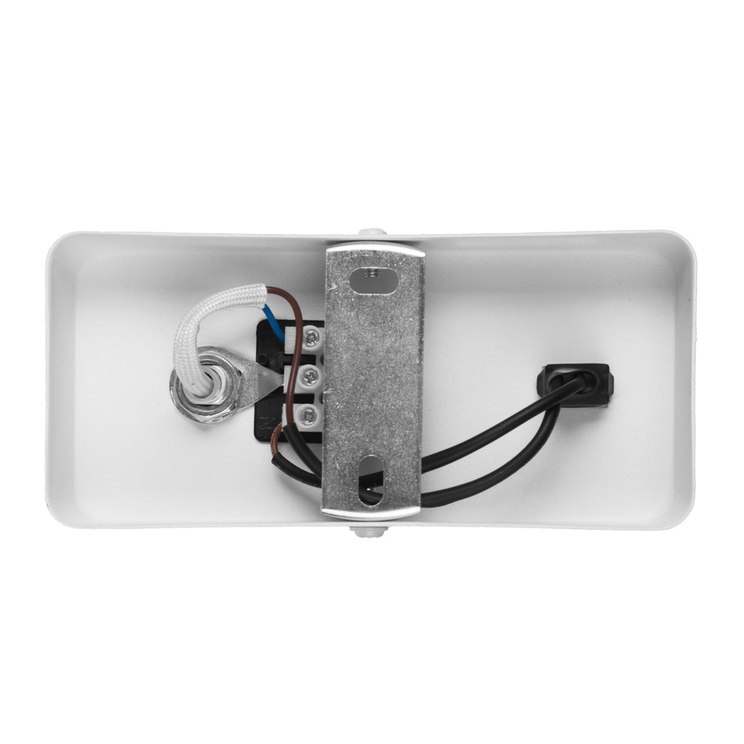 Candeeiro de parede/teto Maclean, spot, redondo, GU10, com interruptor 55x90 mm, branco, MCE369 W 2 unidades + lâmpada LED GU10 7 W Maclean Energy MCE437 NW branco neutro 4000 K, 220-240 V~, 50/60 Hz 2 unidades