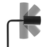 Maclean MCE370 B Lámpara de escritorio GU10, spot, redonda, GU10, con interruptor 55x90mm, negra+LED bombilla GU10 7W Maclean Energy MCE437 NW blanco neutro 4000K, 220-240V~, 50/60Hz, 490 lúmenes