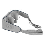 Media-Tech Masajeador de hombros y cuello. Shiatsu, manos de imitación 5D, 6 cabezales de masaje, 3 modos, 3 velocidades, inalámbrico, puerto de carga USB-C