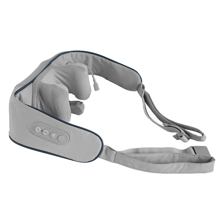 Massajador de Ombros e Pescoço Media-Tech. Shiatsu, Mãos de Imitação 5D, 6 Cabeças de Massagem, 3 Modos, 3 Velocidades, Sem fios, Porta de Carregamento USB-C